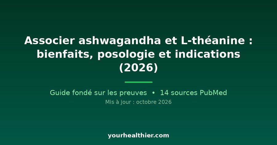 Associer ashwagandha et L-théanine : bienfaits, posologie et indications (2026)