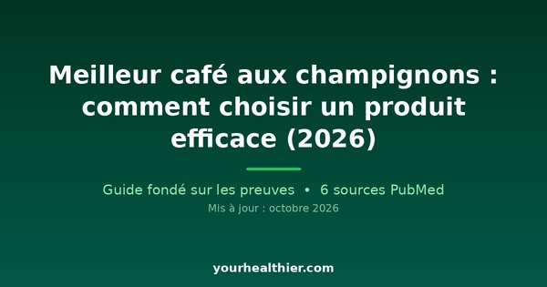 Meilleur café aux champignons : comment choisir un produit efficace (2026)