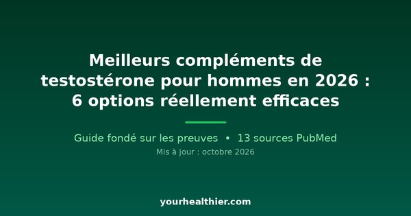 Meilleurs compléments de testostérone pour hommes en 2026 : 6 options réellement efficaces
