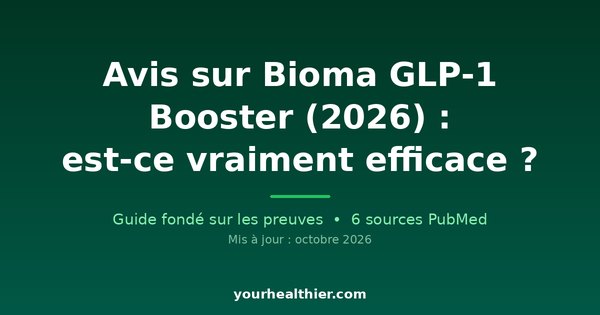 Avis sur Bioma GLP-1 Booster (2026) : est-ce vraiment efficace ?