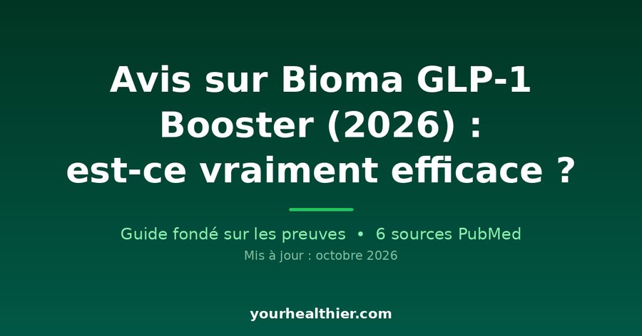Avis sur Bioma GLP-1 Booster (2026) : est-ce vraiment efficace ?