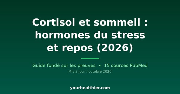Cortisol et sommeil : hormones du stress et repos (2026)