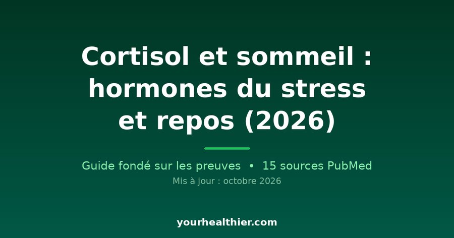 Cortisol et sommeil : hormones du stress et repos (2026)