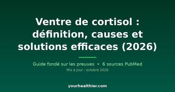 Ventre de cortisol : définition, causes et solutions efficaces (2026)