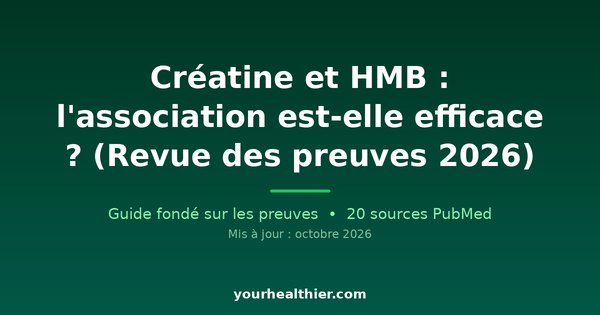 Créatine et HMB : l’association est-elle efficace ? (Revue des preuves 2026)