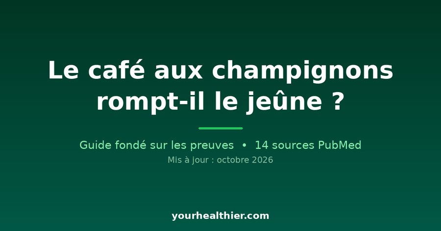 Le café aux champignons rompt-il le jeûne ?