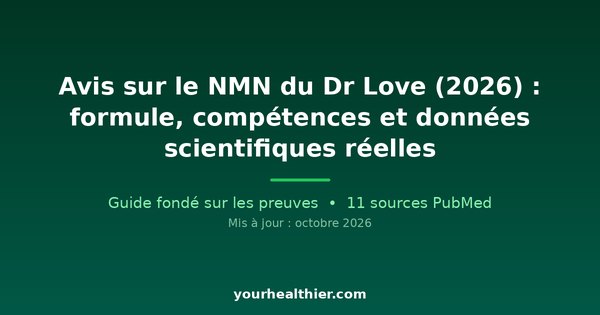 Avis sur le NMN du Dr Love (2026) : formule, compétences et données scientifiques réelles