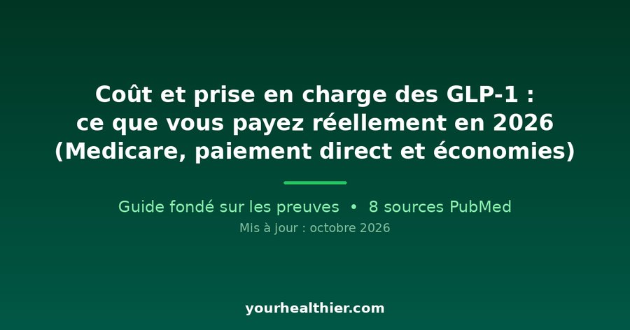 Coût et prise en charge des GLP-1 : ce que vous payez réellement en 2026 (Medicare, paiement direct et économies)