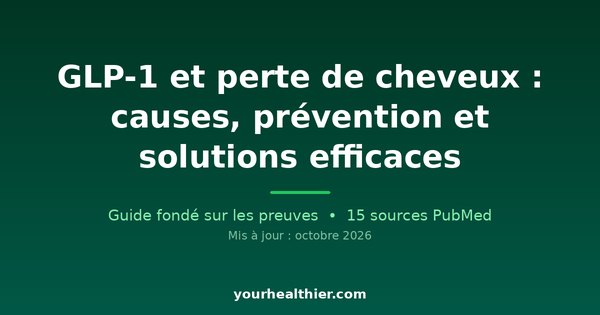 GLP-1 et perte de cheveux : causes, prévention et solutions efficaces