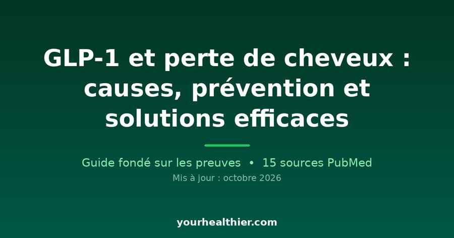 GLP-1 et perte de cheveux : causes, prévention et solutions efficaces