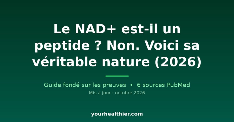Le NAD+ est-il un peptide ? Non. Voici sa véritable nature (2026)