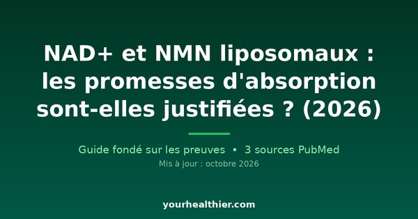 NAD+ et NMN liposomaux : les promesses d’absorption sont-elles justifiées ? (2026)