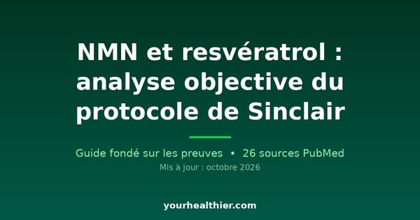 NMN et resvératrol : analyse objective du protocole de Sinclair