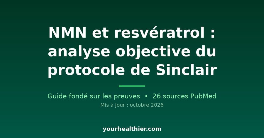 NMN et resvératrol : analyse objective du protocole de Sinclair