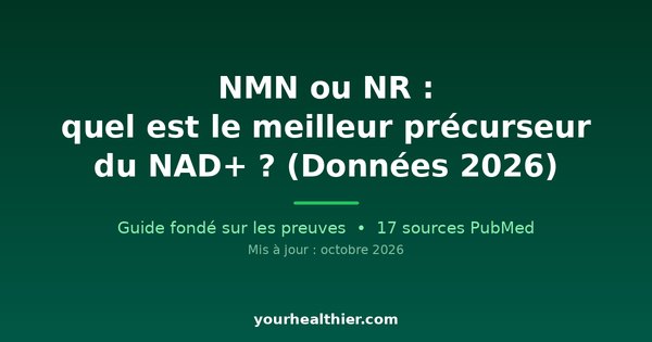 NMN ou NR : quel est le meilleur précurseur du NAD+ ? (Données 2026)