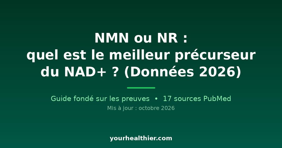 NMN ou NR : quel est le meilleur précurseur du NAD+ ? (Données 2026)