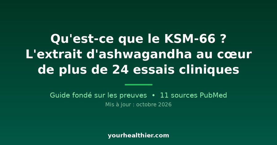 Qu’est-ce que le KSM-66 ? L’extrait d’ashwagandha au cœur de plus de 24 essais cliniques