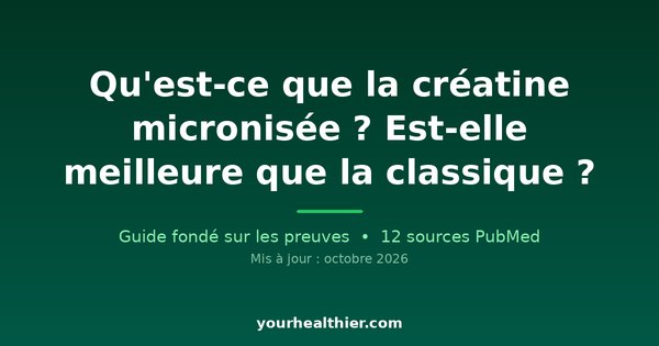 Qu’est-ce que la créatine micronisée ? Est-elle meilleure que la classique ?